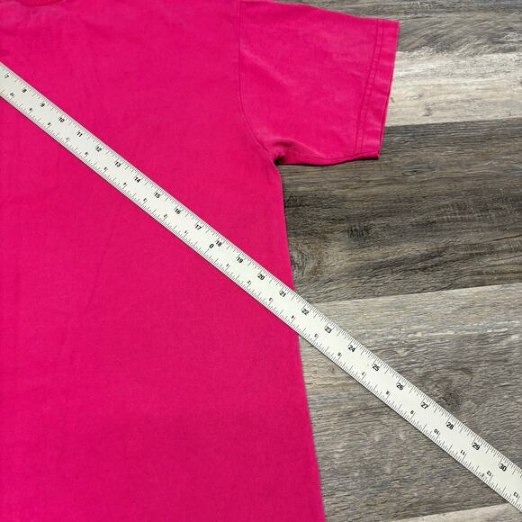 Vintage 90s Simply Basic Flower Garden Pink Womens L Cottagecore Grandma T-Shirt - Picture 10 of 13